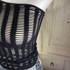 BEBE one shoulder top